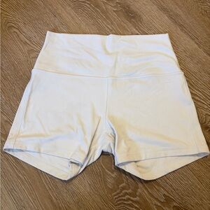 Lululemon white align shorts size 8